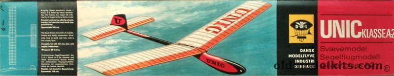 DMI UNIC Class A-2 - 58 inch Wingspan Flying Glider plastic model kit